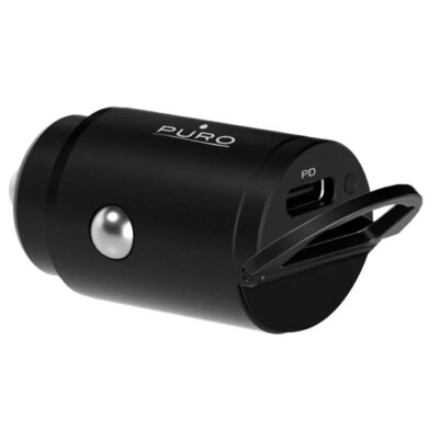 Ładowarka samochodowa PURO Mini Car 20 W Czarny