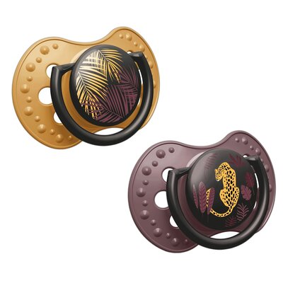 Smoczek LOVI Jungle Vibes Girl 22/902 3-6 m Wielokolorowy (2 sztuki)
