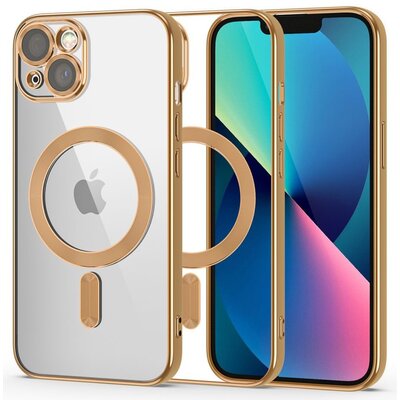 Etui TECH-PROTECT MagShine MagSafe do Apple iPhone 13 Złoty