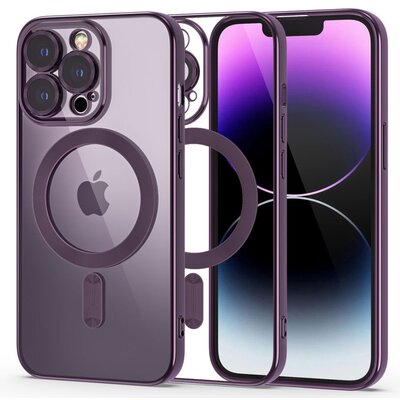 Etui TECH-PROTECT MagShine Magsafe do Apple iPhone 14 Pro Fioletowy