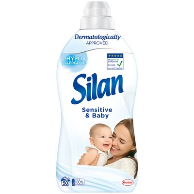 Płyn do płukania SILAN Sensitive and Baby 1100 ml
