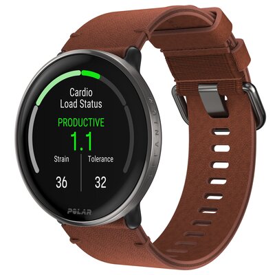 Zegarek sportowy POLAR Ignite 3 Titanium M/L Brązowy