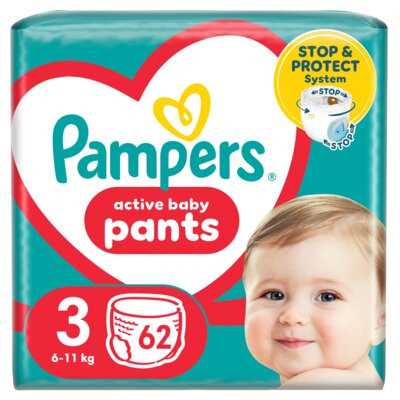 Pieluchomajtki PAMPERS Pants 3 Midi (62 szt.)