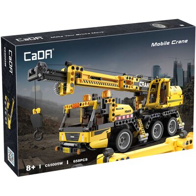 Klocki plastikowe CADA Mobile Crane Żuraw samojezdny Dźwig wyciągarka C65005W