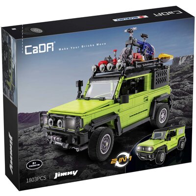 Klocki plastikowe CADA Make Your Bricks Move Samochód terenowy Off Roader 2w1 Suzuki Jimny C62001W