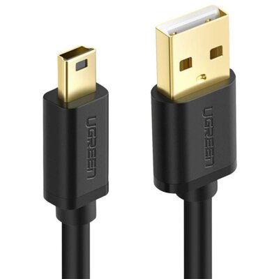 Kabel USB - Mini USB UGREEN 10355B 10W 1m Czarny