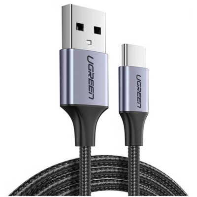Kabel USB-A - USB-C UGREEN US288 15W 2 m Czarno-szary