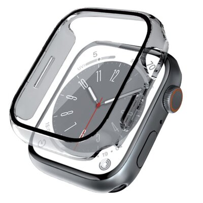 Фото - Чохол і плівка для смартгодинників CRONG Etui  Hybrid Watch Case do Apple Watch 4/5/6/SE  Przezroczysty (44 mm)