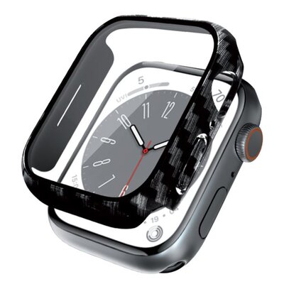 Фото - Акумулятор для мобільного CRONG Etui  Hybrid Watch Case do Apple Watch 4/5/6/SE  Carbon (44 mm)