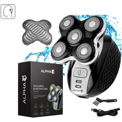 Golarka ALPHA TR7-Pro Na mokro i sucho