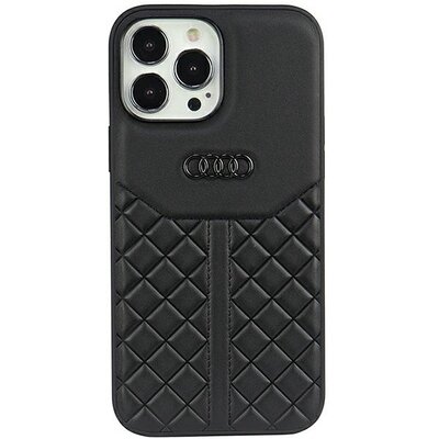 Zdjęcia - Etui Audi   Genuine Leather do Apple iPhone 13/13 Pro Czarny 