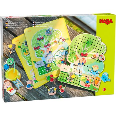 Фото - Розвивальна іграшка HABA Zabawka edukacyjna  Nawlekanka w ogrodzie 306082 