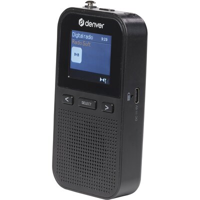 Radio DENVER DAH-126 Cyfrowe Przenośne Czarny