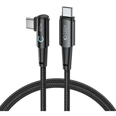 Kabel USB-C - USB-C TECH-PROTECT UltraBoost L 60W 1 m Szary