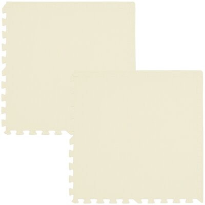 Mata piankowa HUMBI Puzzle 60 x 60 x 1 cm (2 elementy) Kremowy