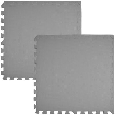 Mata piankowa HUMBI Puzzle 62 x 62 cm (2 elementy) Ciemnoszary