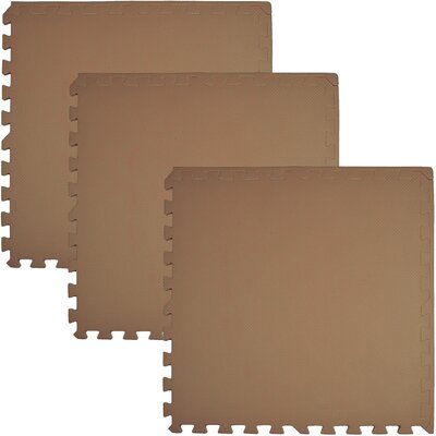 Mata piankowa HUMBI Puzzle 62 x 62 cm (9 elementów) Miedziany