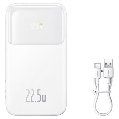 Powerbank BASEUS Comet 10000 mAh 22.5W Biały