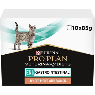 Karma dla kota PURINA PPVD Feline EN Łosoś (10 x 85 g)