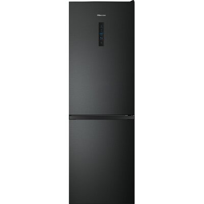 Lodówka HISENSE RB395N4BFE No Frost 186cm Czarna Licowane drzwi Szuflada z regulacją wilgotności