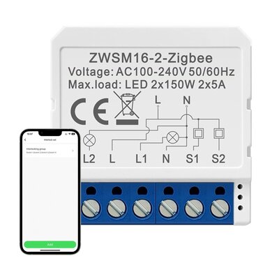 Inteligentny przełącznik AVATTO ZWSM16-W2