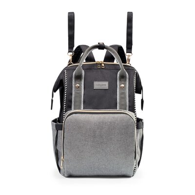 Plecak do wózka BABYONO Basic Oslo Style 1424/01 Szary