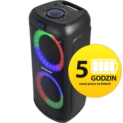 Power Audio PRIME3 APS51 BLAST, 10W, Bluetooth, Bateria 5 godzin, Funkcja nagrywania, Wejście mikrofonowe, Pilot w zestawie