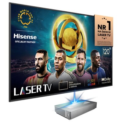 Laser TV HISENSE 120L5HA 120" 4K Dolby Atmos Dolby Vision HDMI 2.1