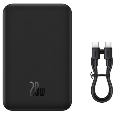 Powerbank BASEUS Magnetic Mini 20000 mAh 20W Czarny