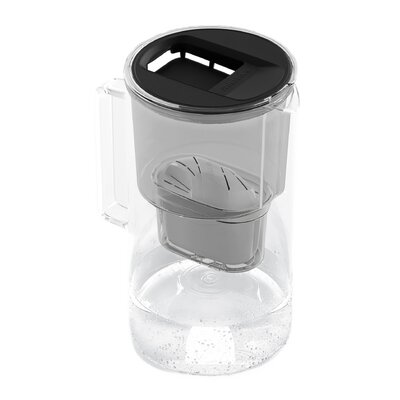 Фото - Фільтр для води Wessper Dzbanek filtrujący  Borosilicate AquaMax Czarny AQUAMAX CRYSTALLINE BLACK 