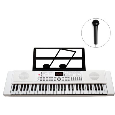 Keyboard MUSICMATE MM-01 KeyDeluxe Biały