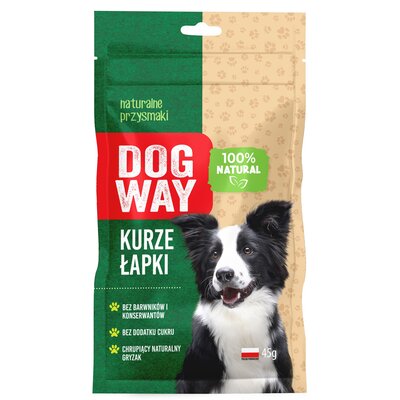Przysmak dla psa DOGWAY 100% Natural Kurze łapki 45 g