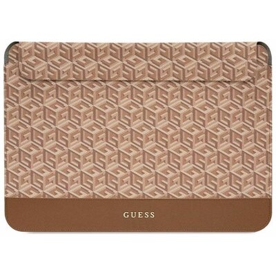 Etui na notebooka GUESS GCube Stripes Computer Sleeve 14 cali Brązowy