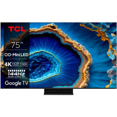 Telewizor TCL 75C809 75'' MINILED 4K 144Hz Google TV Dolby Vision Dolby Atmos HDMI 2.1