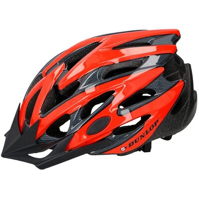 Kask rowerowy DUNLOP 1052113/272985 Czerwony MTB (rozmiar M)