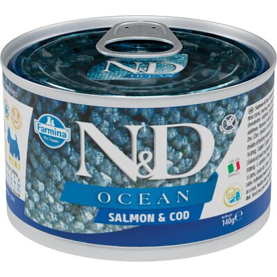 Karma dla psa FARMINA N&D Ocean Łosoś i dorsz 140 g