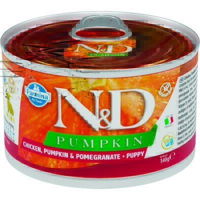 Karma dla psa FARMINA N&D Pumpkin Kurczak z dynią i owocem granatu Mini 140g