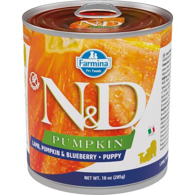 Karma dla psa FARMINA N&D Pumpkin Jagnięcina z dynią i borówką 285 g