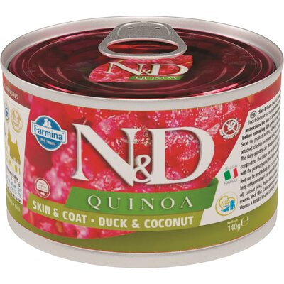 Karma dla psa FARMINA N&D Quinoa Skóra i Sierść Kaczka i Kokos 140 g