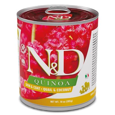 Karma dla psa FARMINA N&D Quinoa Przepiórka z kokosem 285 g