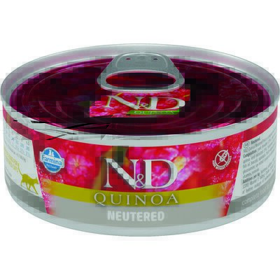 Karma dla kota FARMINA N&D Quinoa Neutered Wieprzowina 80 g
