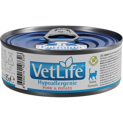 Karma dla kota FARMINA VetLife Hypoallergenic Pork & Potato 85 g