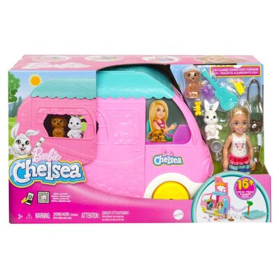 Lalka Barbie Chelsea Kamper HNH90