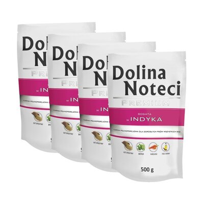 Karma dla psa DOLINA NOTECI Premium Indyk 4 x 500 g