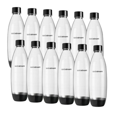 Butelka SODASTREAM Fuse Czarny (12 sztuk)