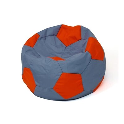 Pufa worek GO GIFT Piłka 8 Szaro-czerwony XL 120 cm
