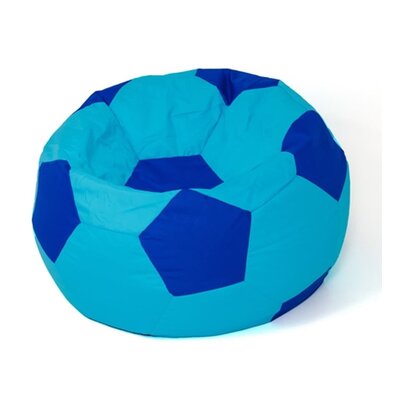 Pufa worek GO GIFT Piłka 6 Niebiesko-chabrowy L 80 cm