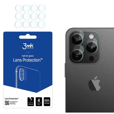 Zdjęcia - Szkło / folia ochronna 3MK Szkło hybrydowe na obiektyw  Lens Protection do Apple iPhone 15 Pro 