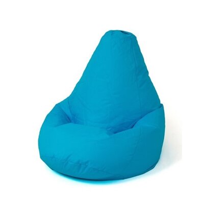 Pufa worek GO GIFT Grusza L Niebieski 105 x 80 cm
