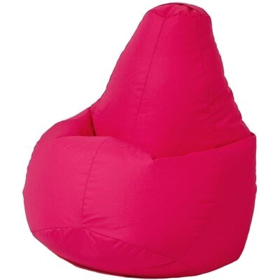 Pufa worek GO GIFT Gruszka L Fuksjowy 105 x 80 cm